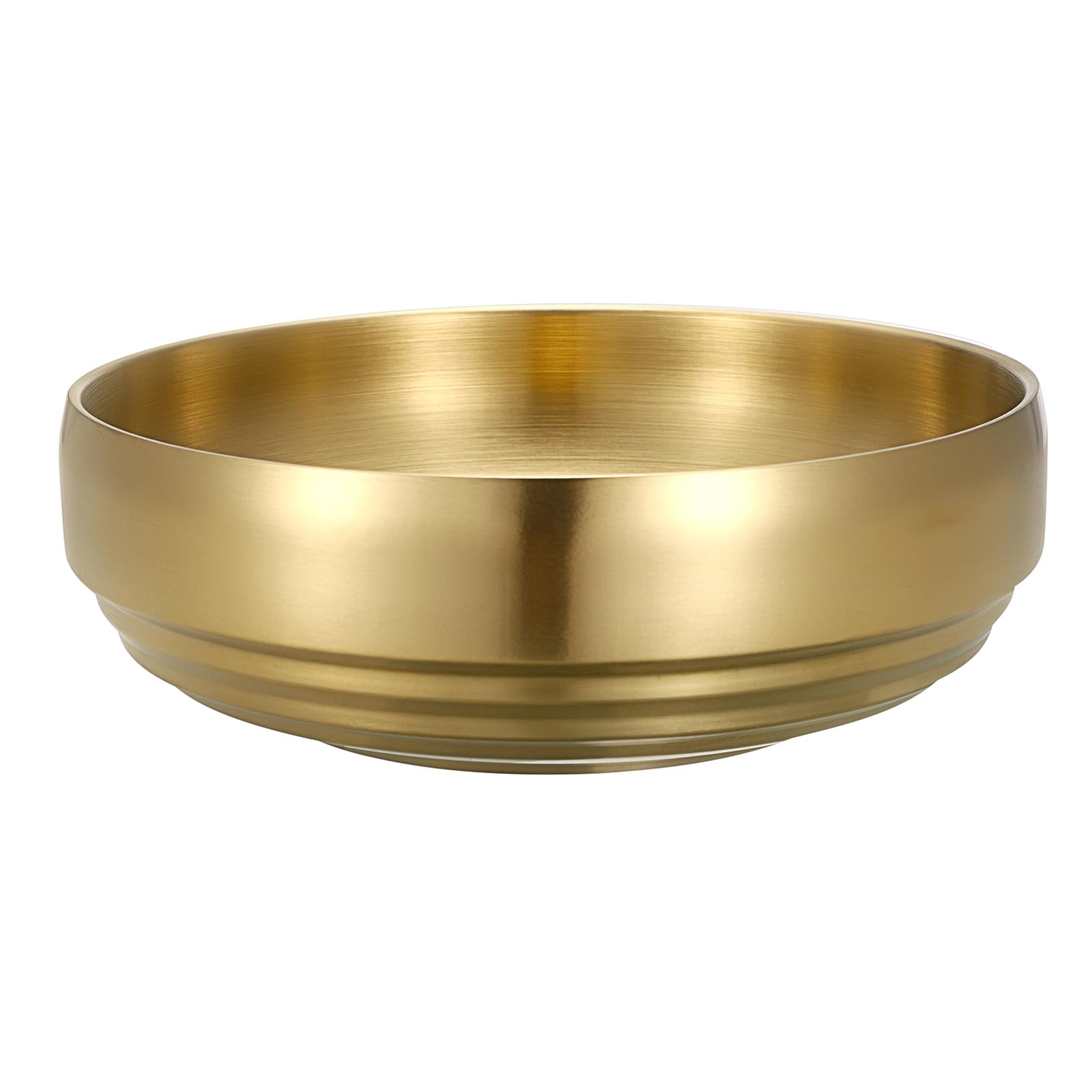 Key Bowl for Entryway Table Decorative Key Dish for Organizing Tabletop Catch All Bowl Gold Fruit Bowls for Kitchen Counter, Coffee Table,7.4 Inches
