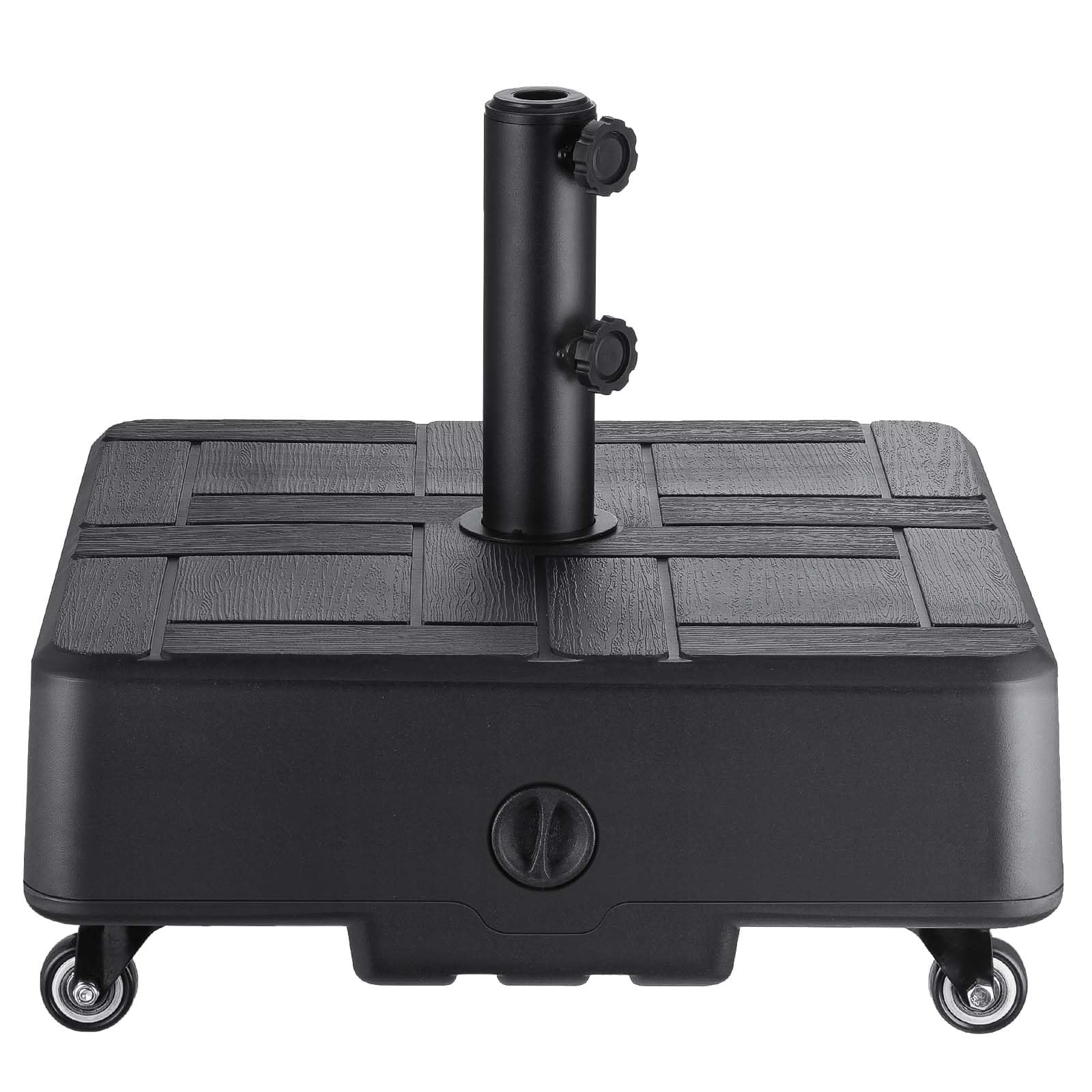 HOMSHADE H16 Patio Umbrella Stand Base with 5 Wheels - 127lbs Heavy Duty Rolling Weights Outdoor Market Umbrella Base, Refillable High-Density HDPE Materia Weights Stand for Outside Patio